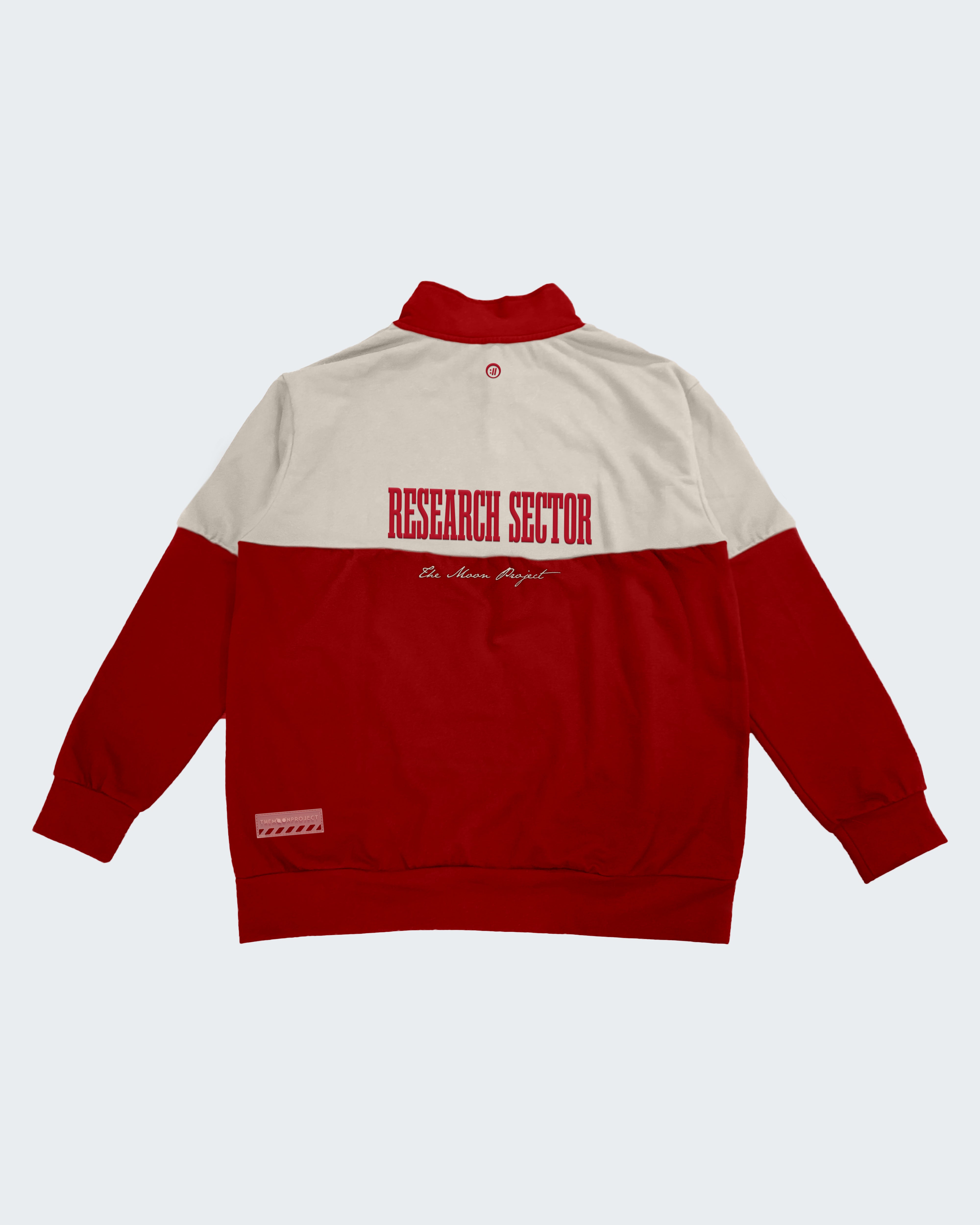 Voyager: Research Sector Half-Zip in Mercury Red