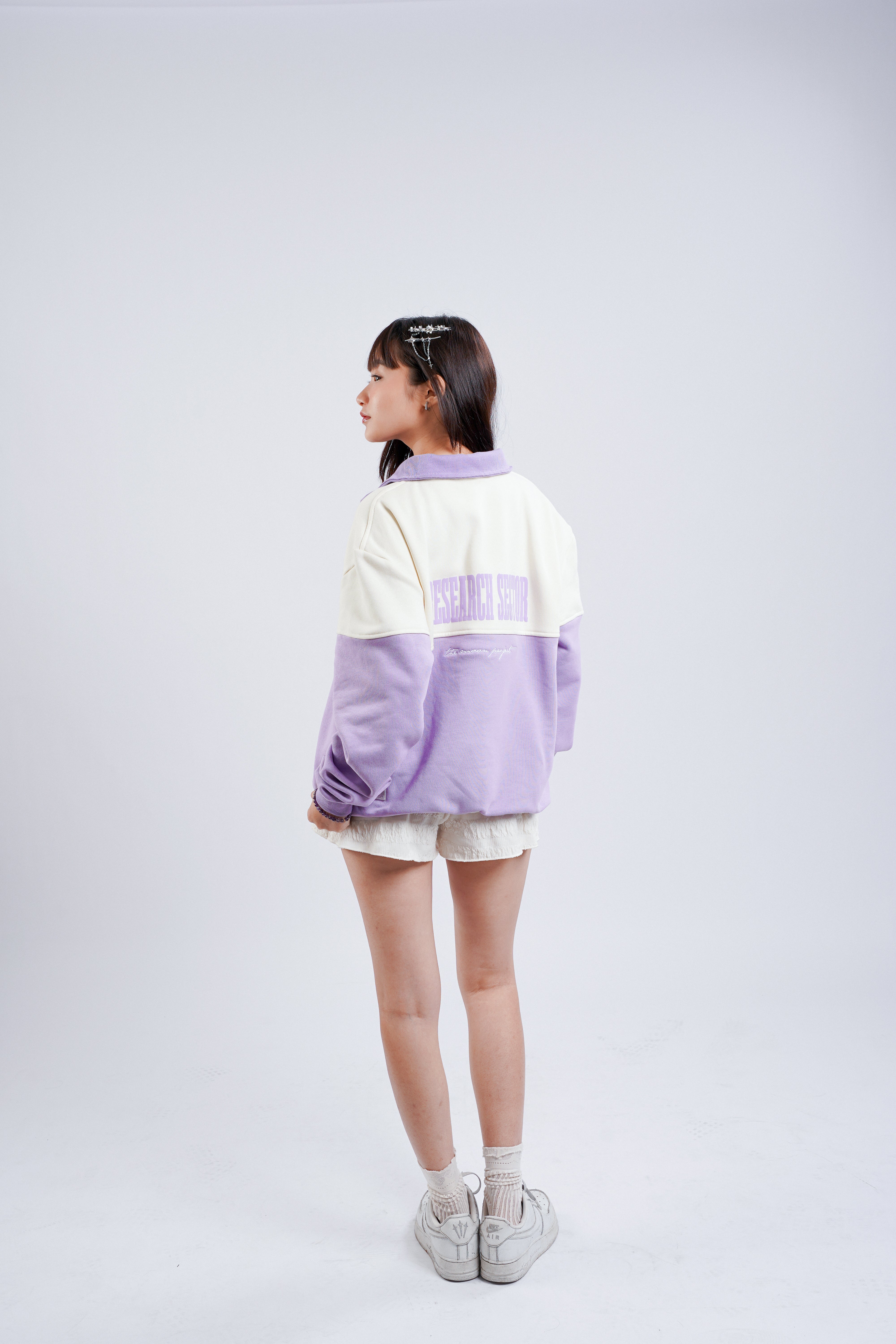 Voyager: Research Sector Half-Zip in Lavender