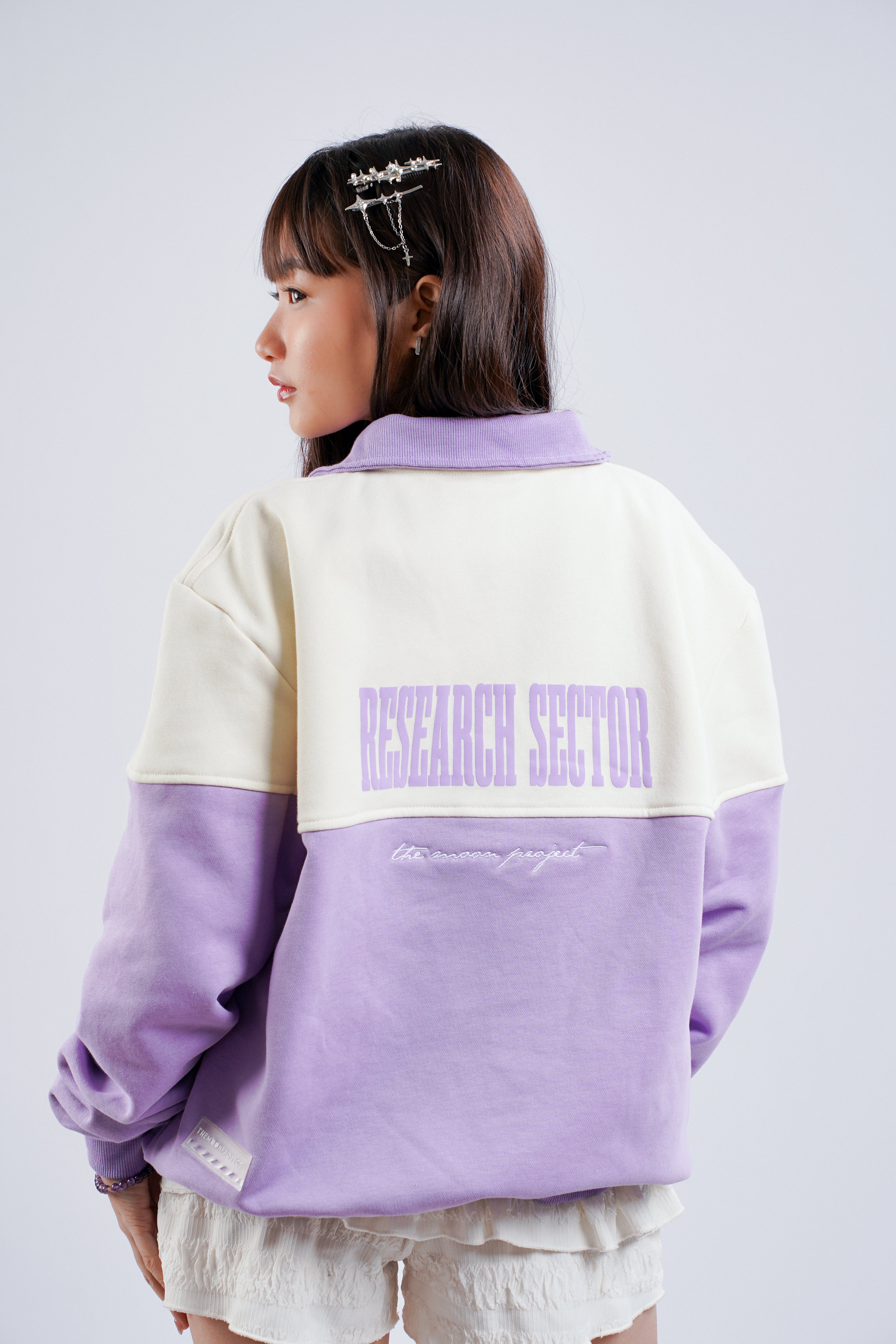 Voyager: Research Sector Half-Zip in Lavender