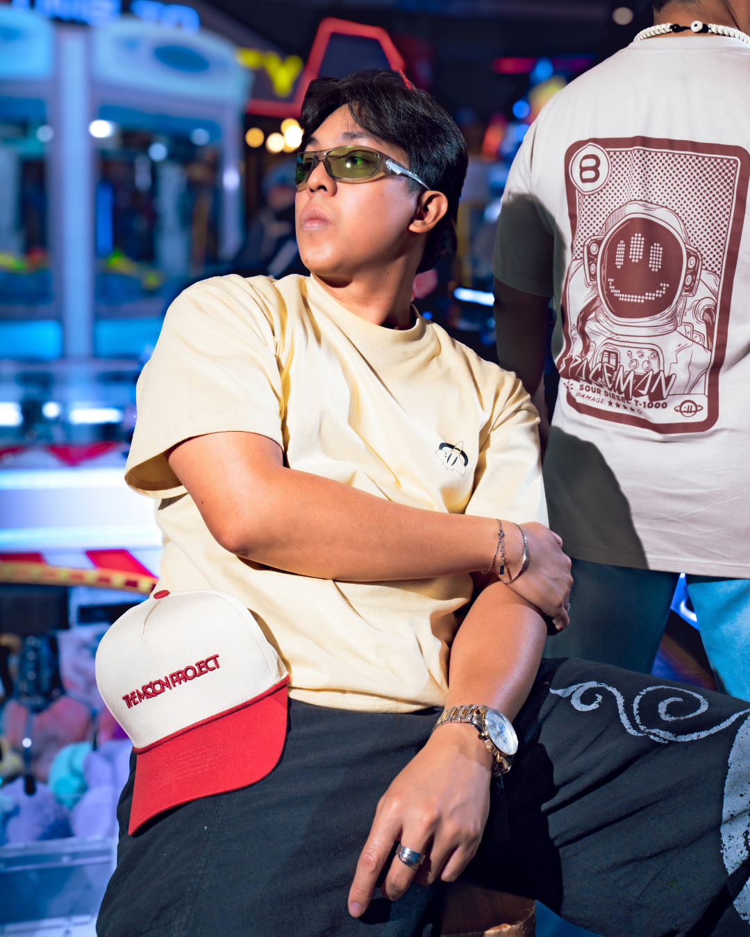 ASTRO 8-bit Tee in Bone White