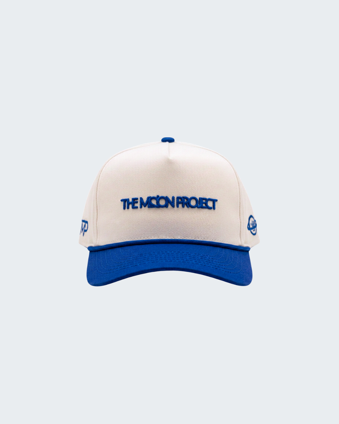 In Your Own Space Baseball Cap in Cream/Blue