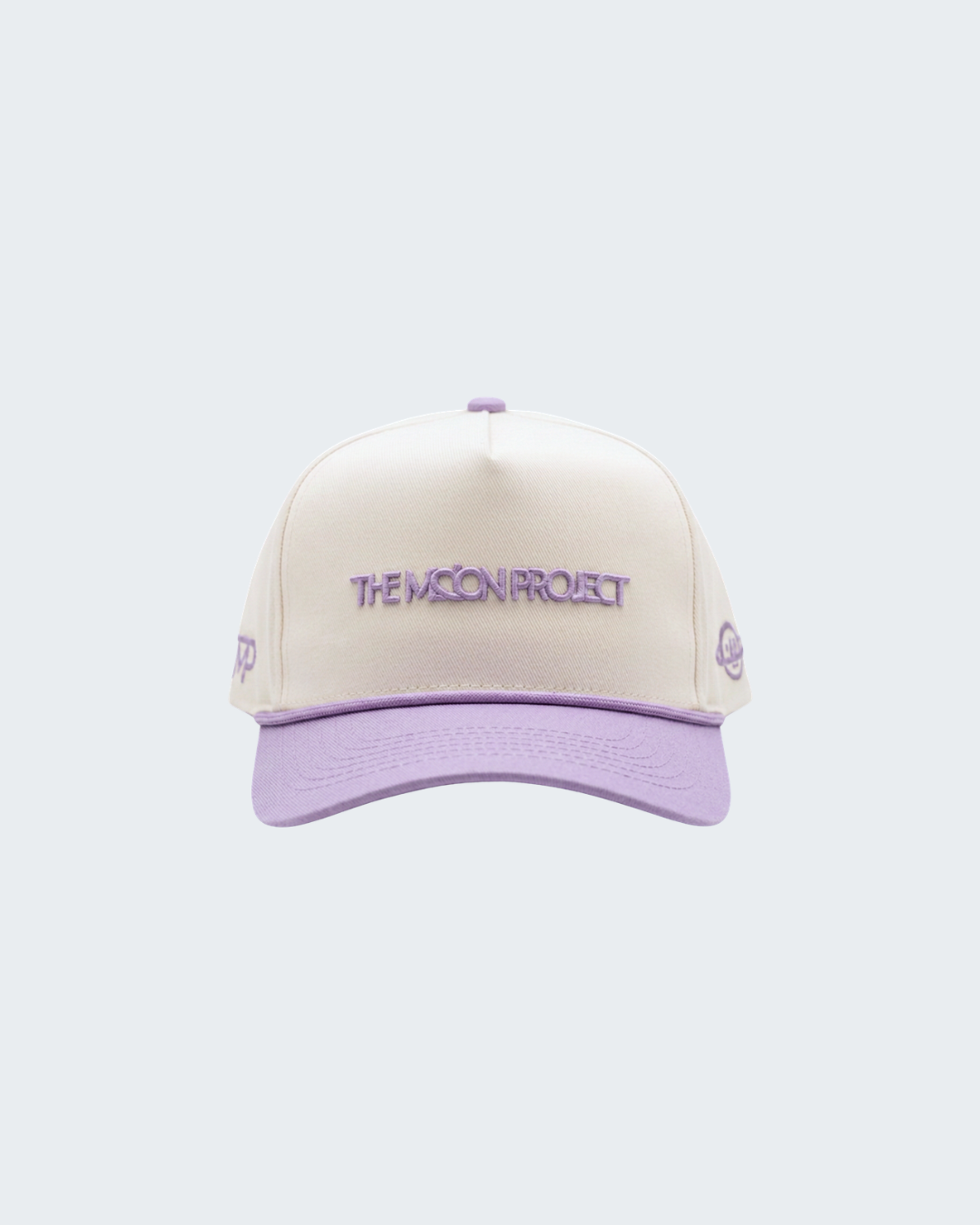 In Your Own Space Baseball Cap in Cream/Lavender