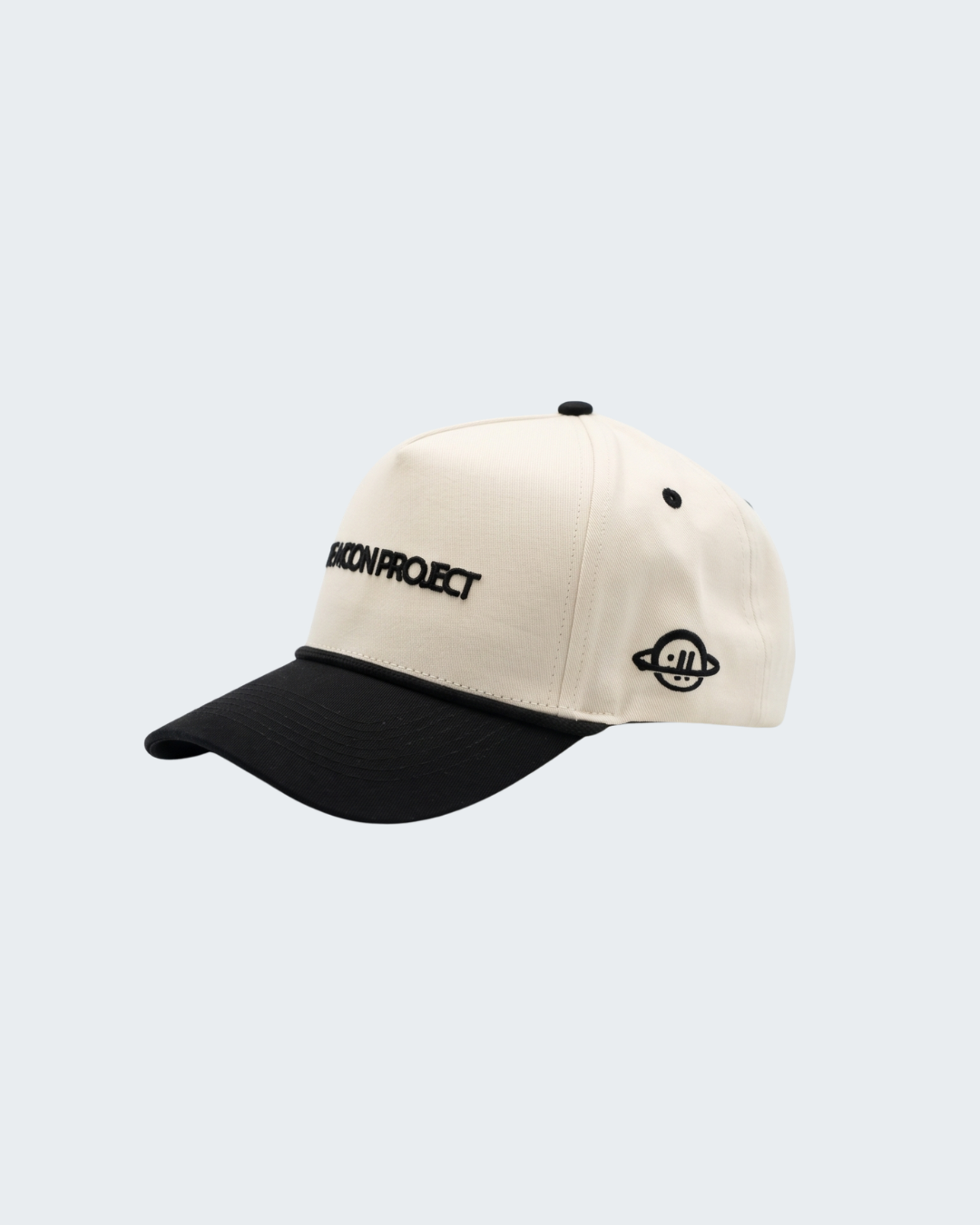 In Your Own Space Baseball Cap in Cream/Black