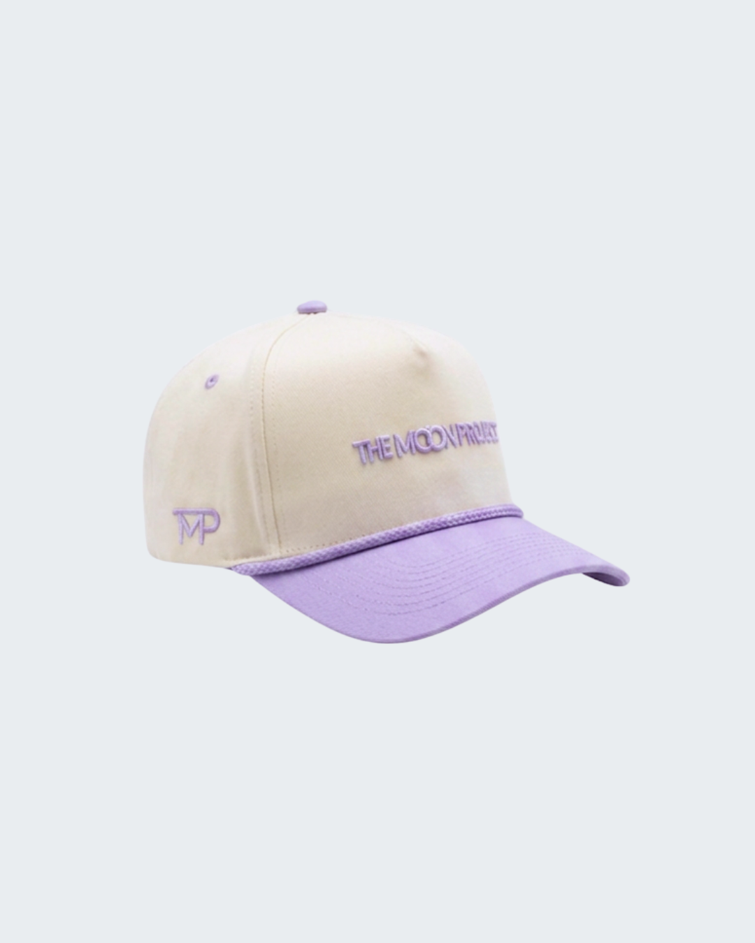 In Your Own Space Baseball Cap in Cream/Lavender