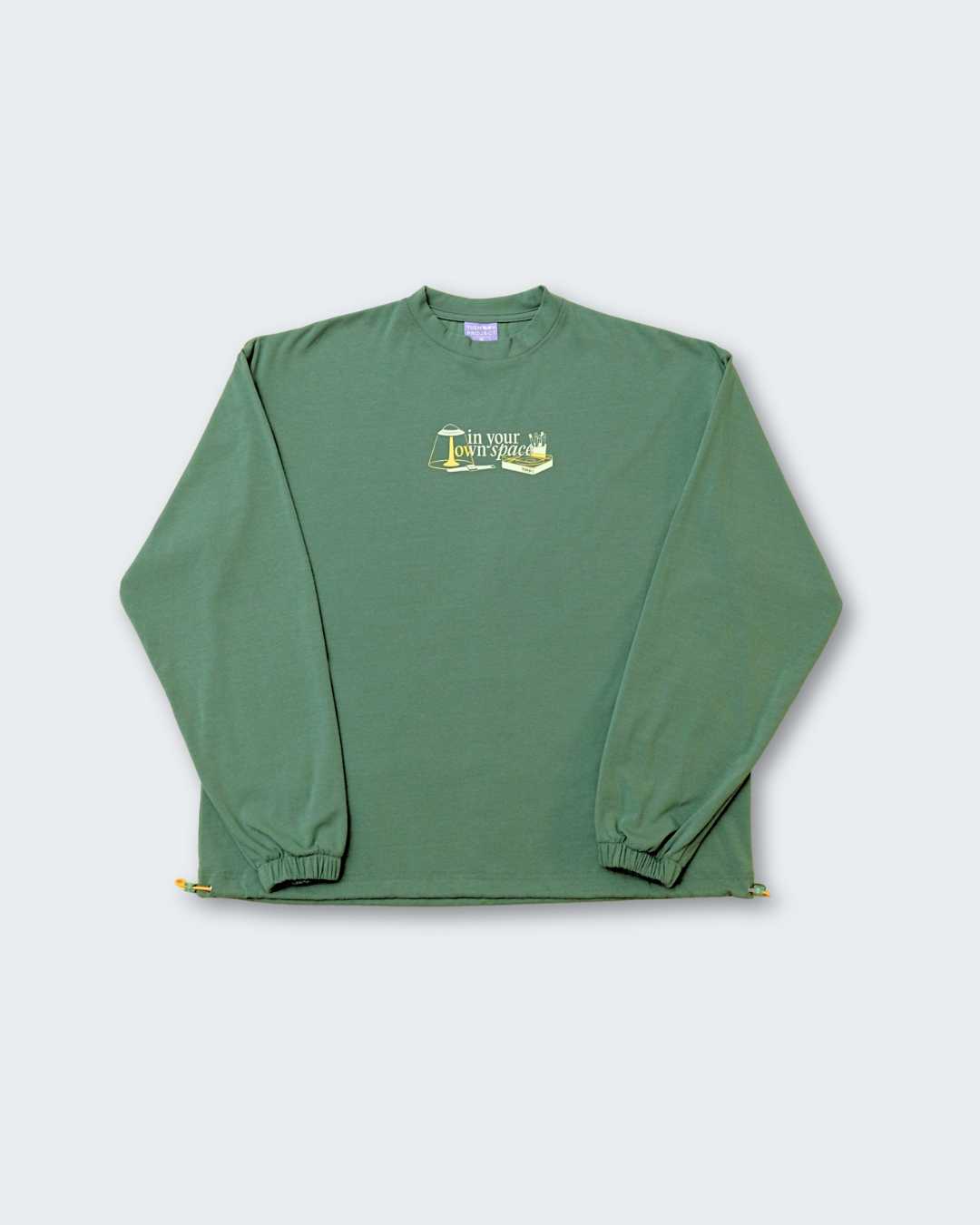 In Your Own Space Sweater in Orbit Green