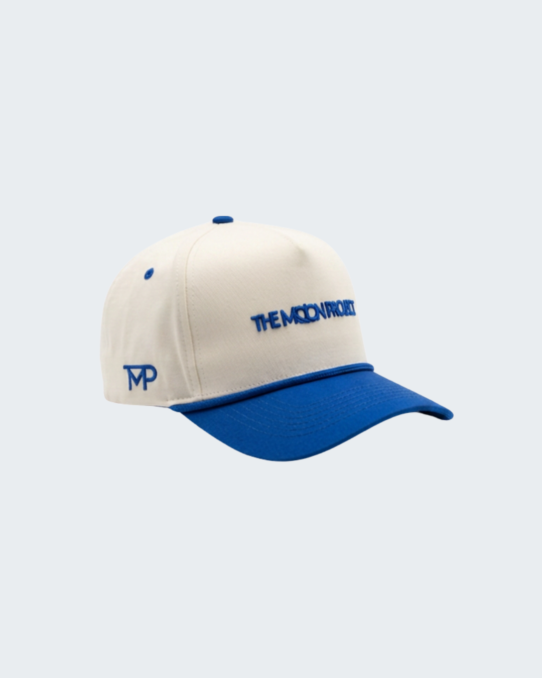 In Your Own Space Baseball Cap in Cream/Blue