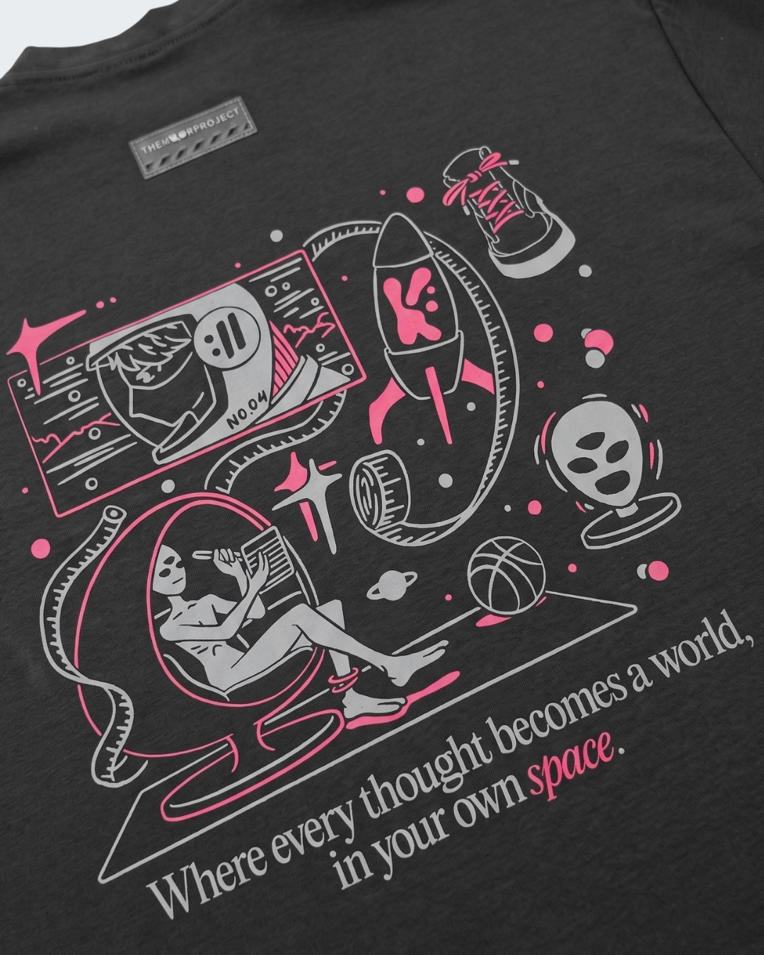 In Your Own Space Sweater in Void Black