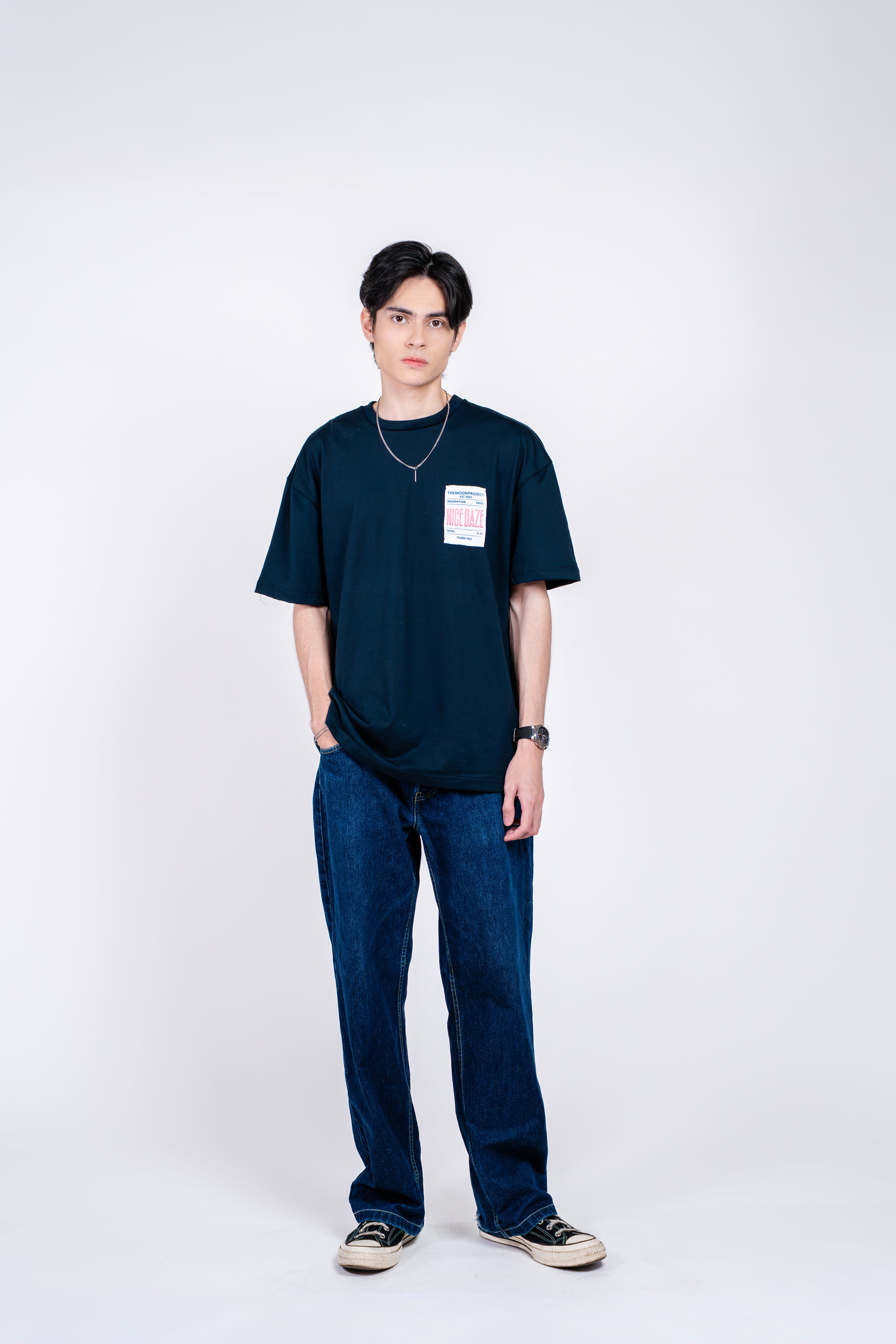 Nice Daze Boxy in Slate Blue