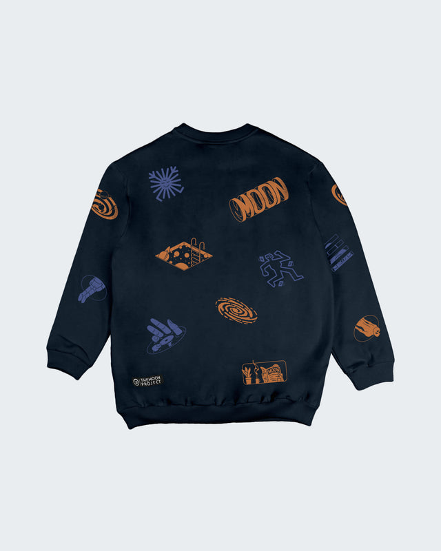 Moonverse Sweater in Slate Blue