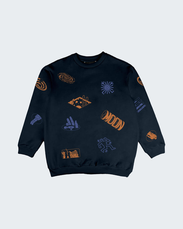 Moonverse Sweater in Slate Blue