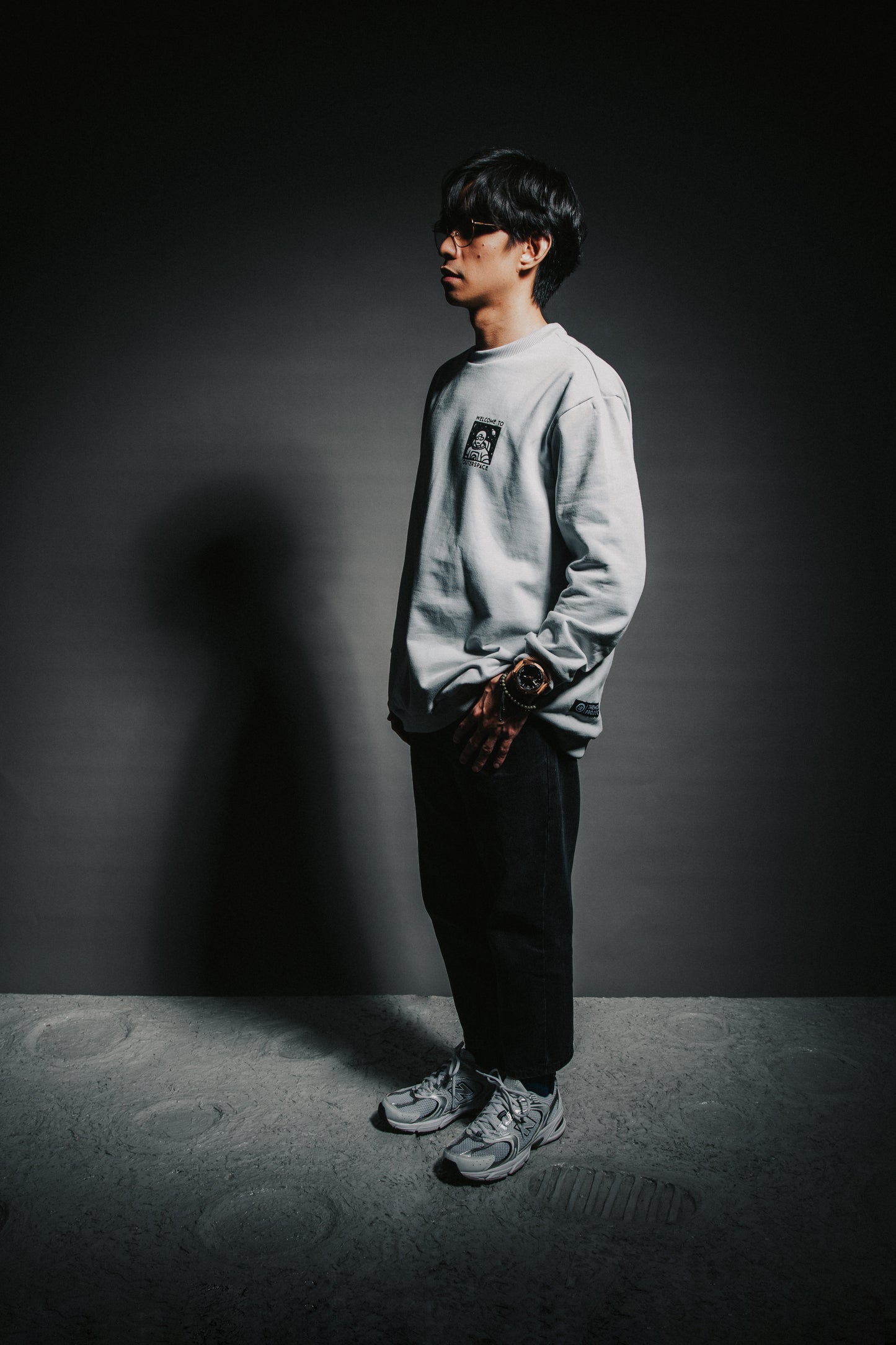 Exploration Division in "Beacon" Gray Sweater