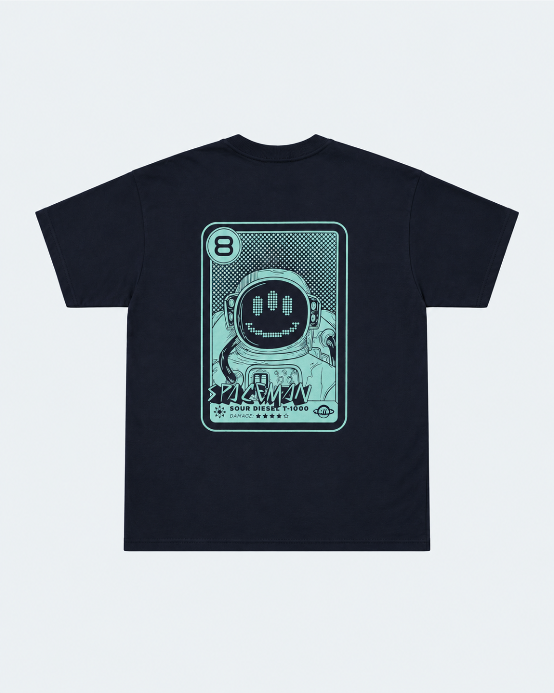 SPACEMAN 8-bit Tee in Moonlit Navy