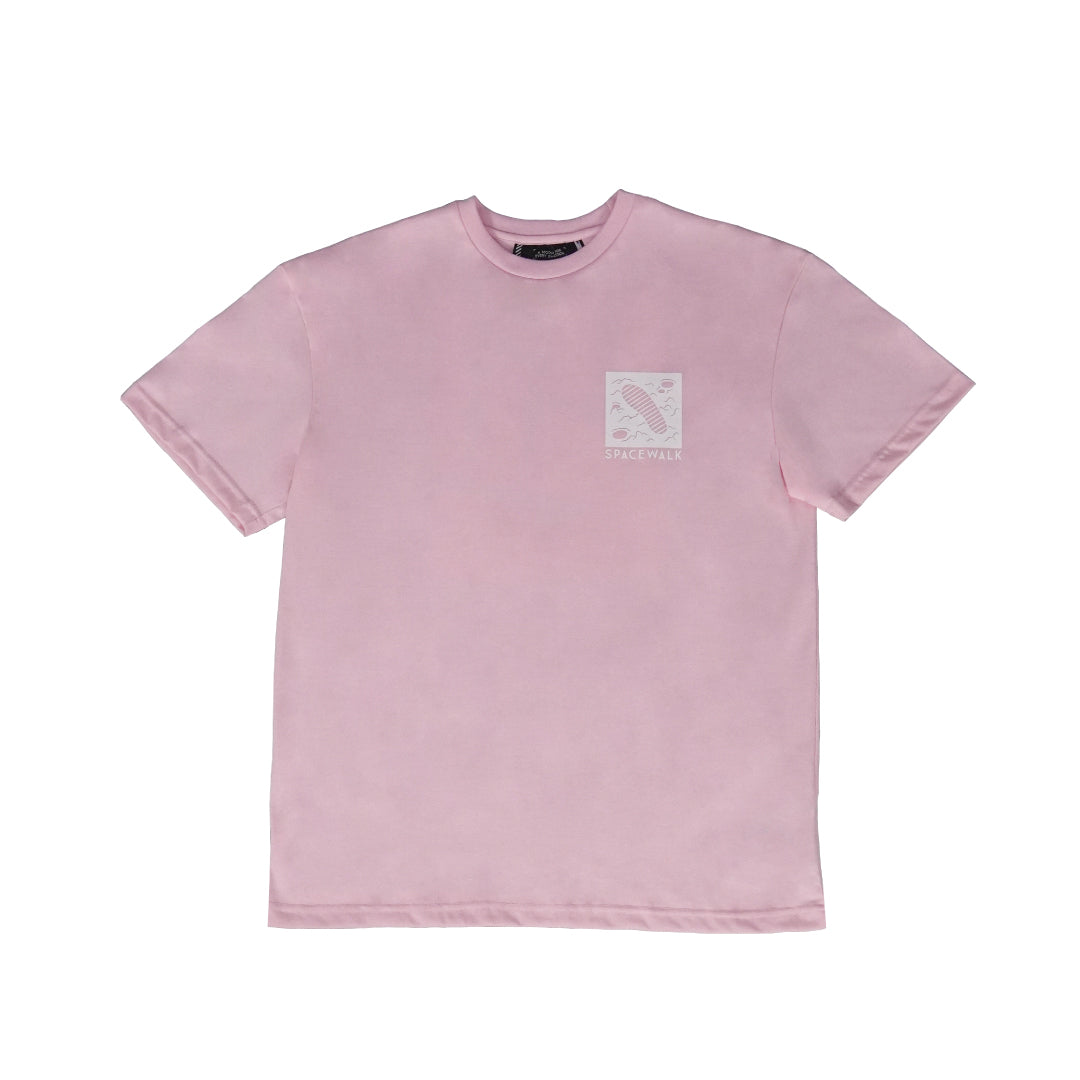 Space Walk in Powder Pink Boxy SS